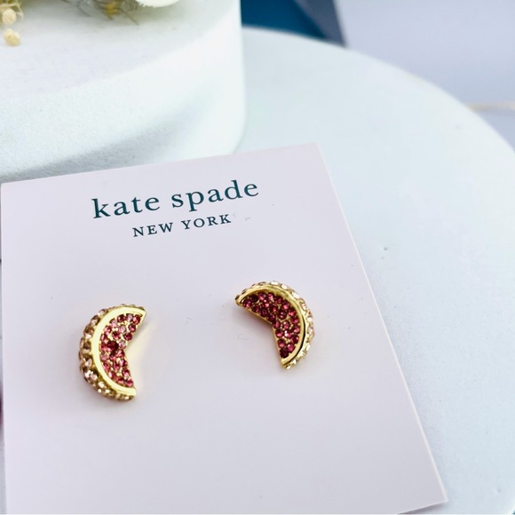 Kate Spade Fruit Salad Pavé Grapefruit Studs Earrings - Picture 3 of 7